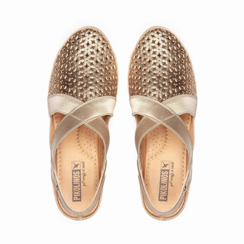 Pikolinos Women's Benidorm W4A-1546CL Sandal - Champagne