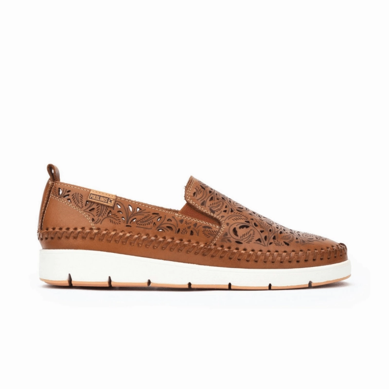 Pikolinos Women's Tenerife W8D-3896 Flat - Brandy