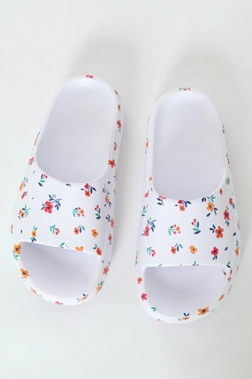 Printed EVA Slide - White