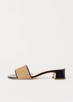 Raffia Slide Sandal