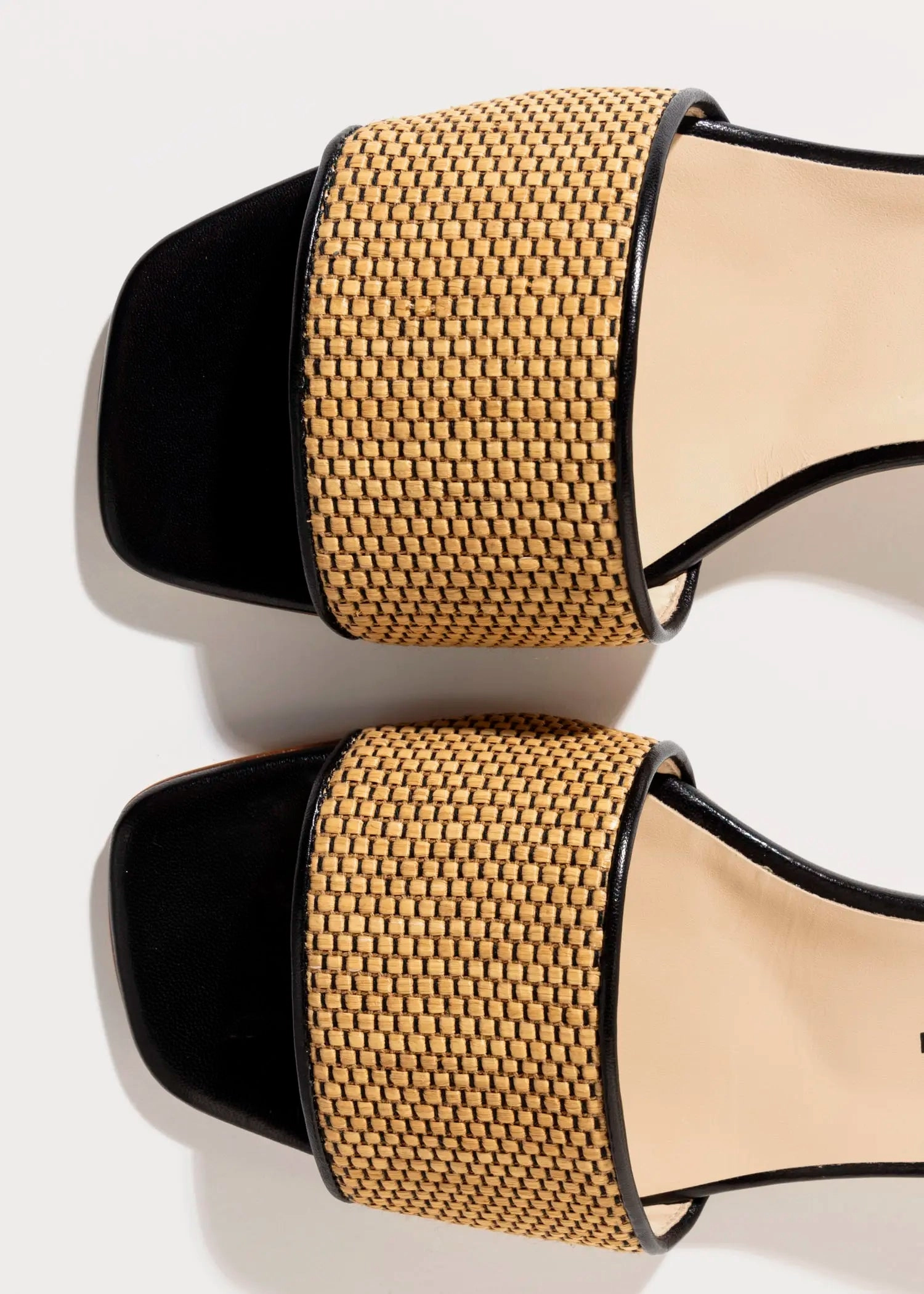 Raffia Slide Sandal