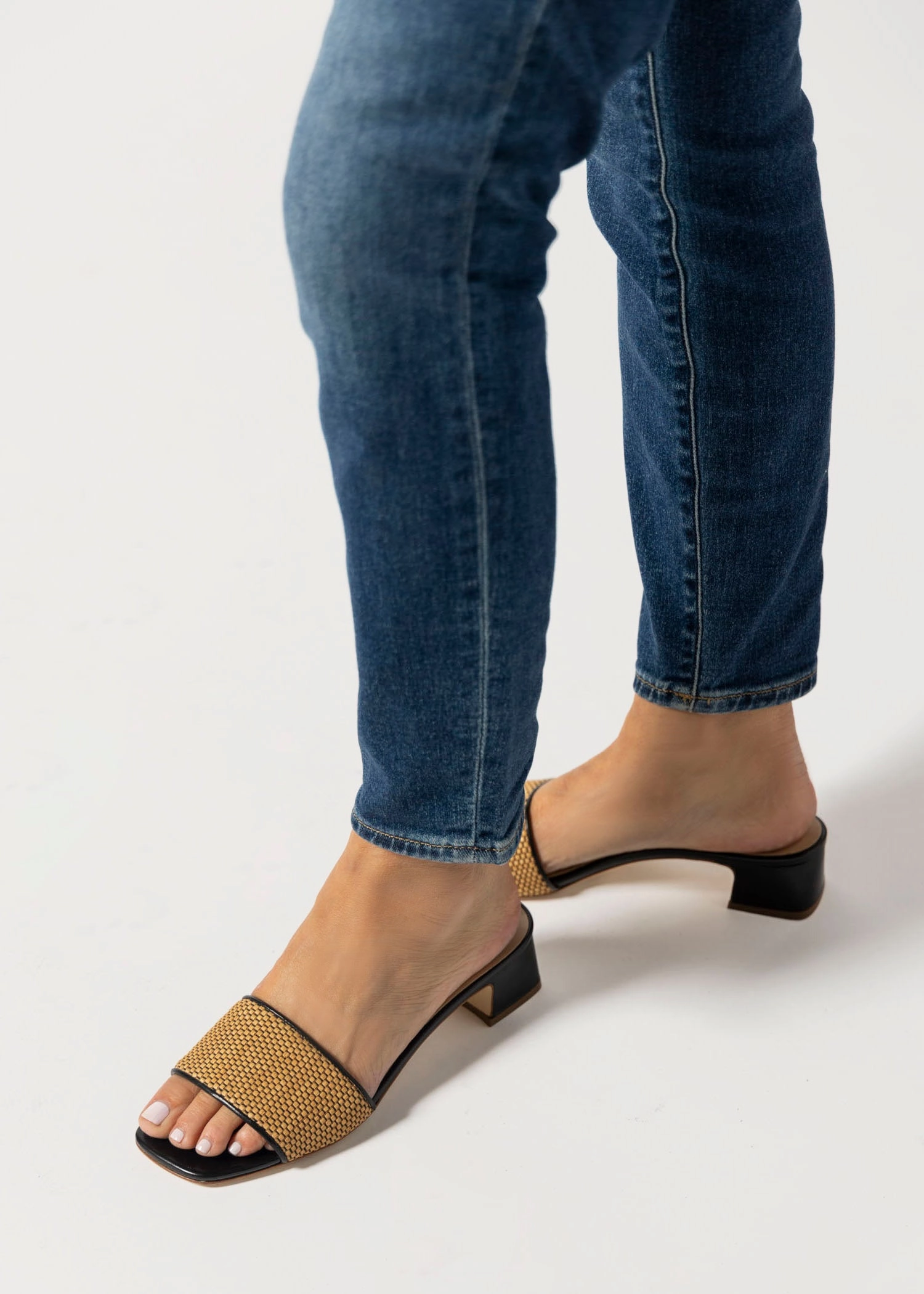 Raffia Slide Sandal