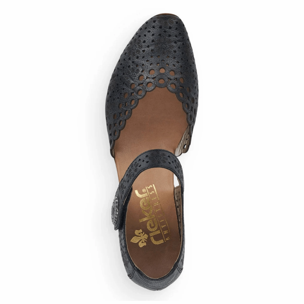 Rieker Women's 43753-02 Mirjam Black Patent