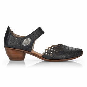 Rieker Women's 43753-02 Mirjam Black Patent