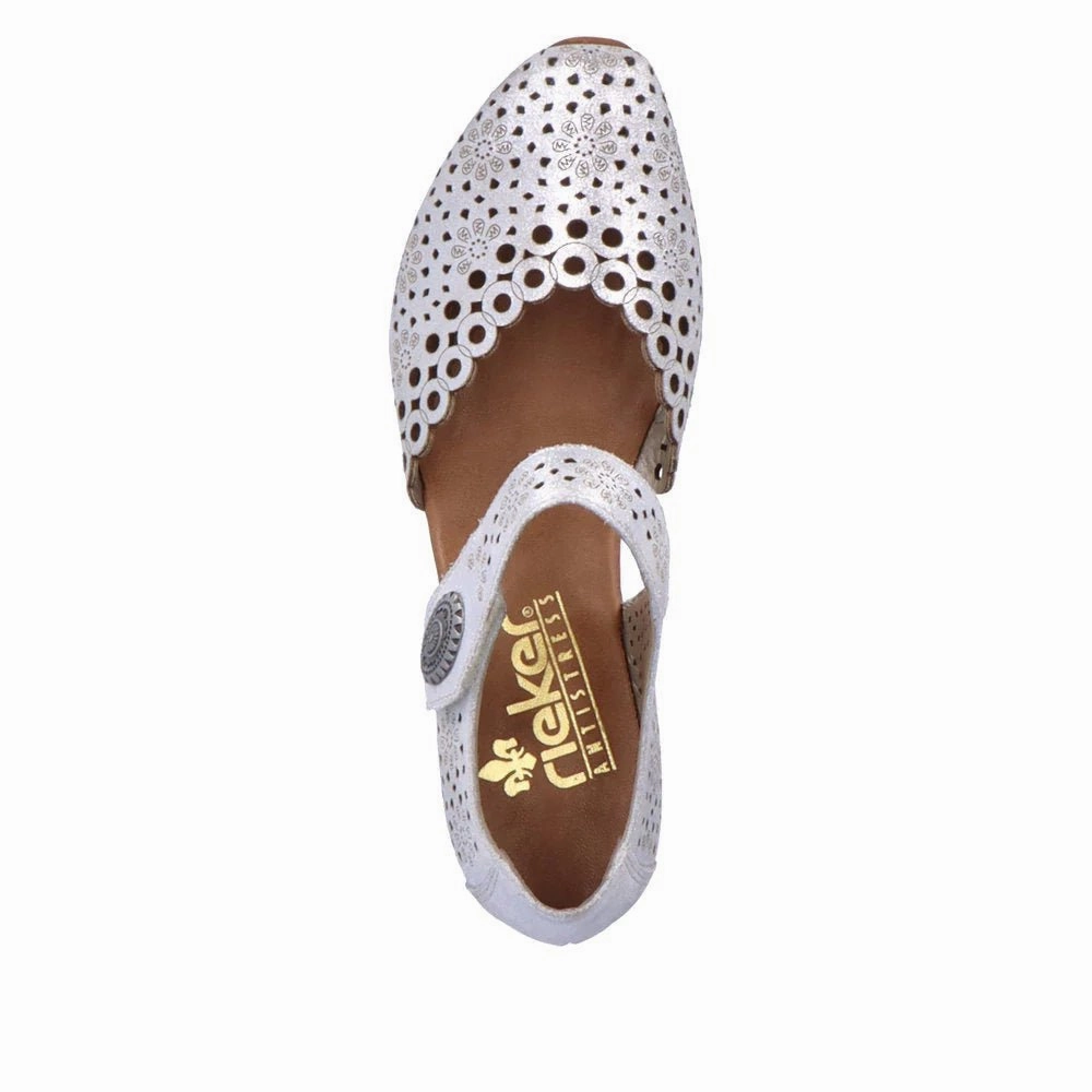 Rieker Women's Mirjam 43753-90 - Silver