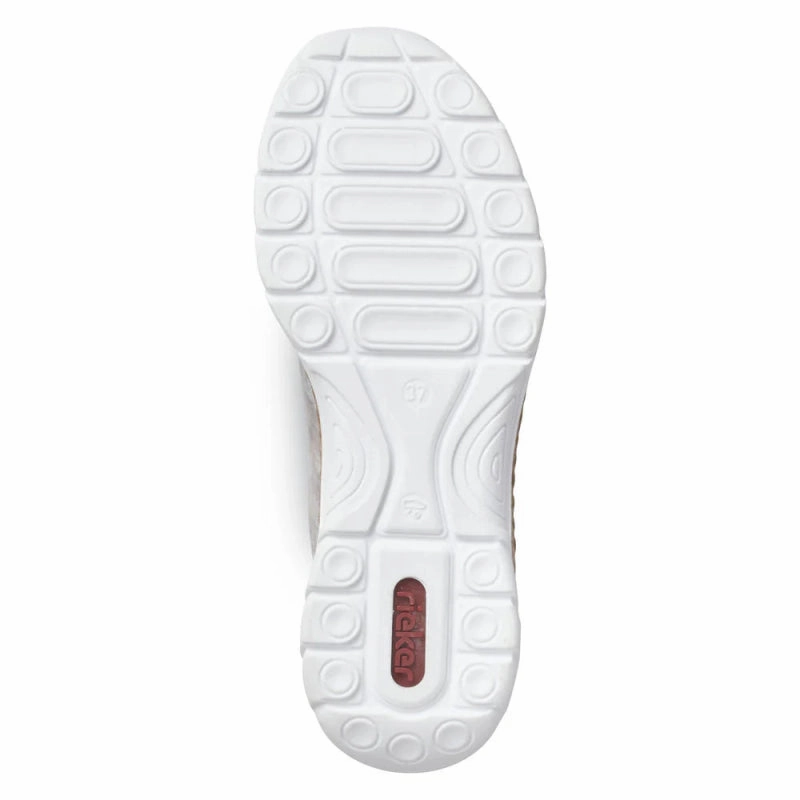Rieker Women's Nikita N42K6-40 - Grey/Rose Metallic