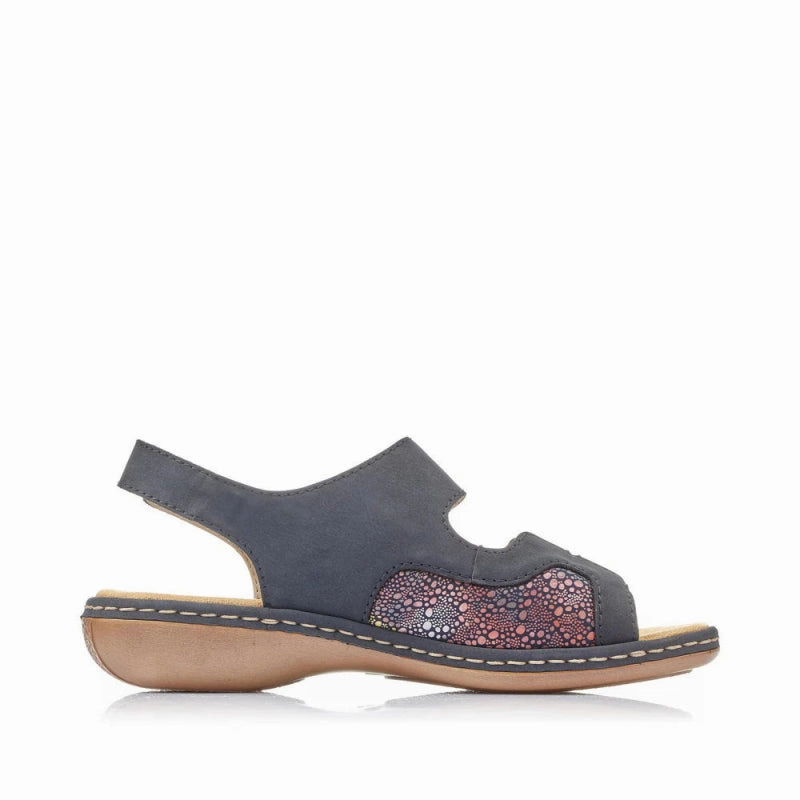 Rieker Women's Regina 65989-14 - Pacific/Ocean Flower
