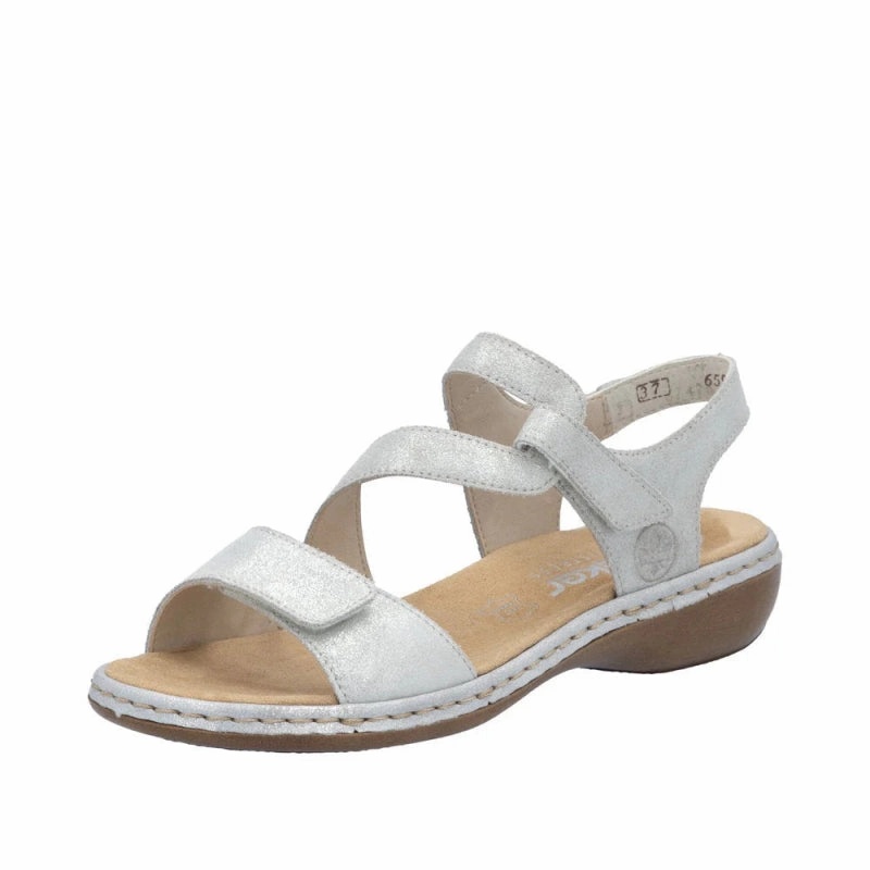 Rieker Women's Regina 659C7-93 - Silver