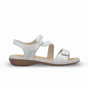 Rieker Women's Regina 659C7-93 - Silver