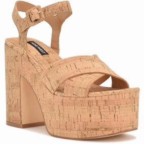 RILAY5 Womens Laceless Man Made Platform Sandals