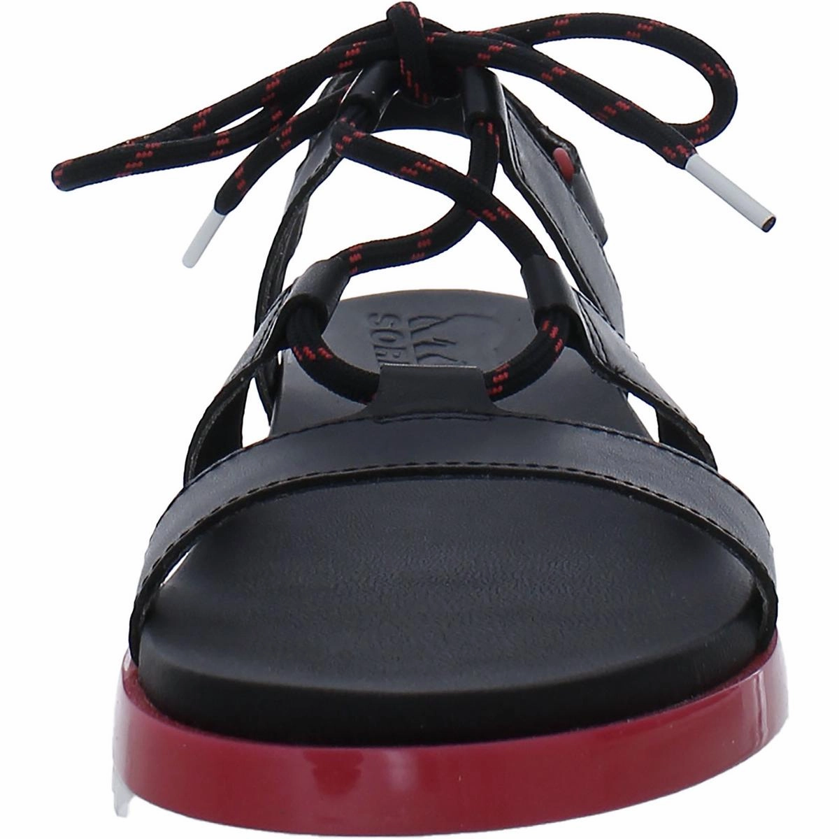 Roaming Lace Womens Leather Flatform Gladiator Sandals