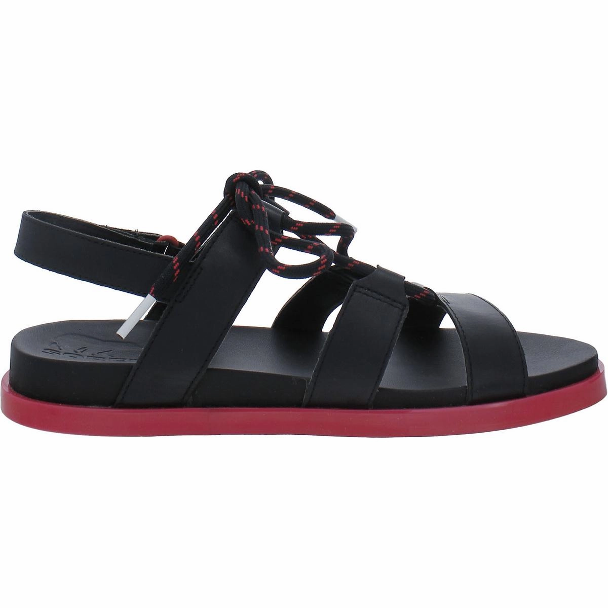Roaming Lace Womens Leather Flatform Gladiator Sandals