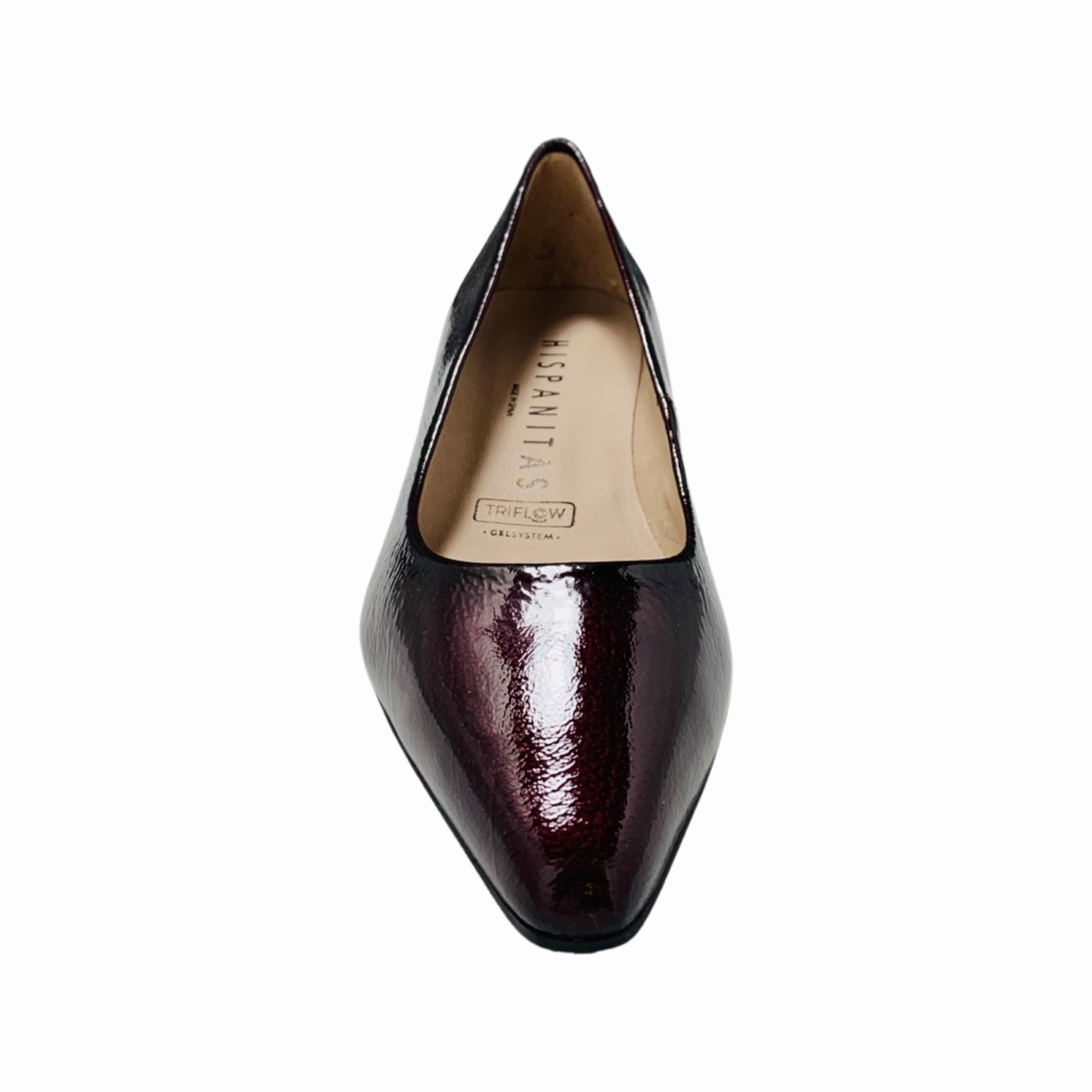 Sahara Burgundy Patent Pump