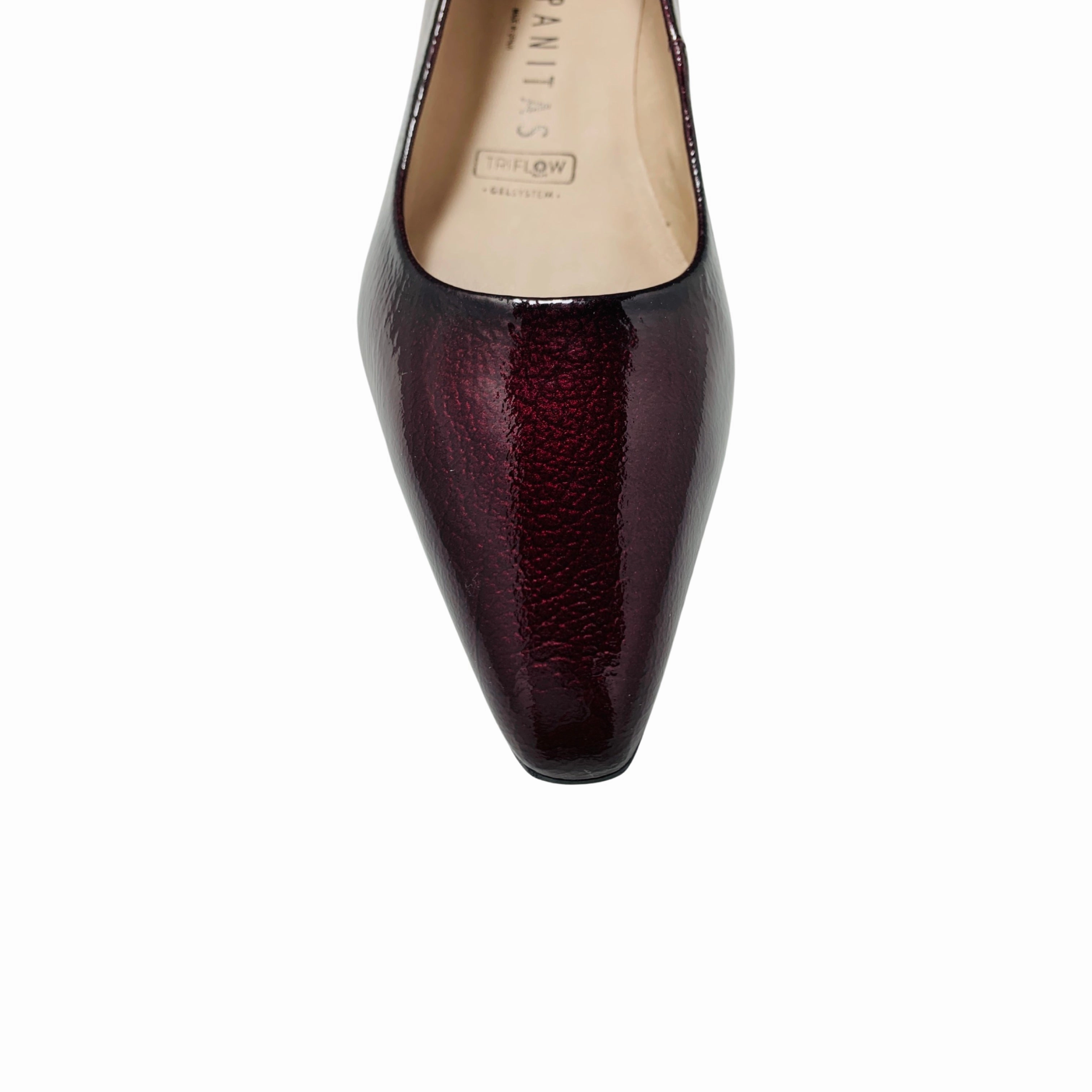 Sahara Burgundy Patent Pump