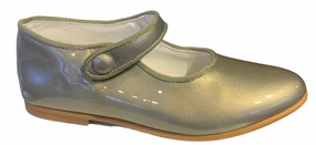 Shawn & Jeffery Acero Patent Leather Girls Button Mary Jane