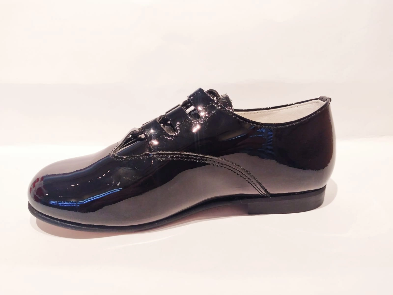 Shawn & Jeffery Black Patent Leather Oxford Dress Shoes