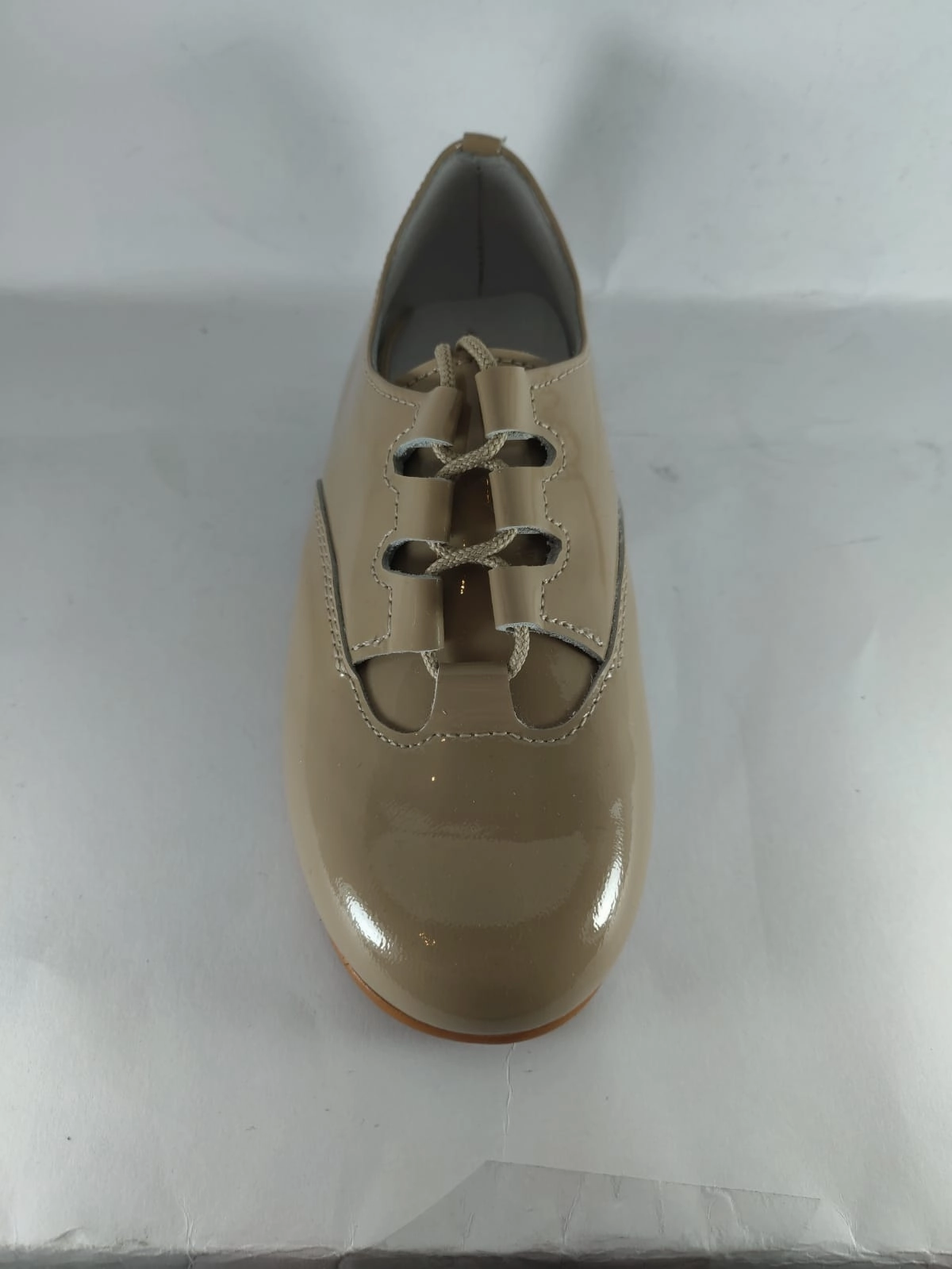 Shawn & Jeffery Camel Patent Dress Shoe