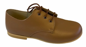 Shawn & Jeffery Camel Roble Leather Classic Oxford Dress Shoe