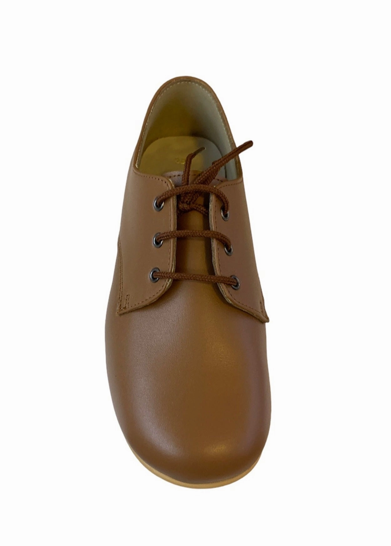 Shawn & Jeffery Camel Roble Leather Classic Oxford Dress Shoe