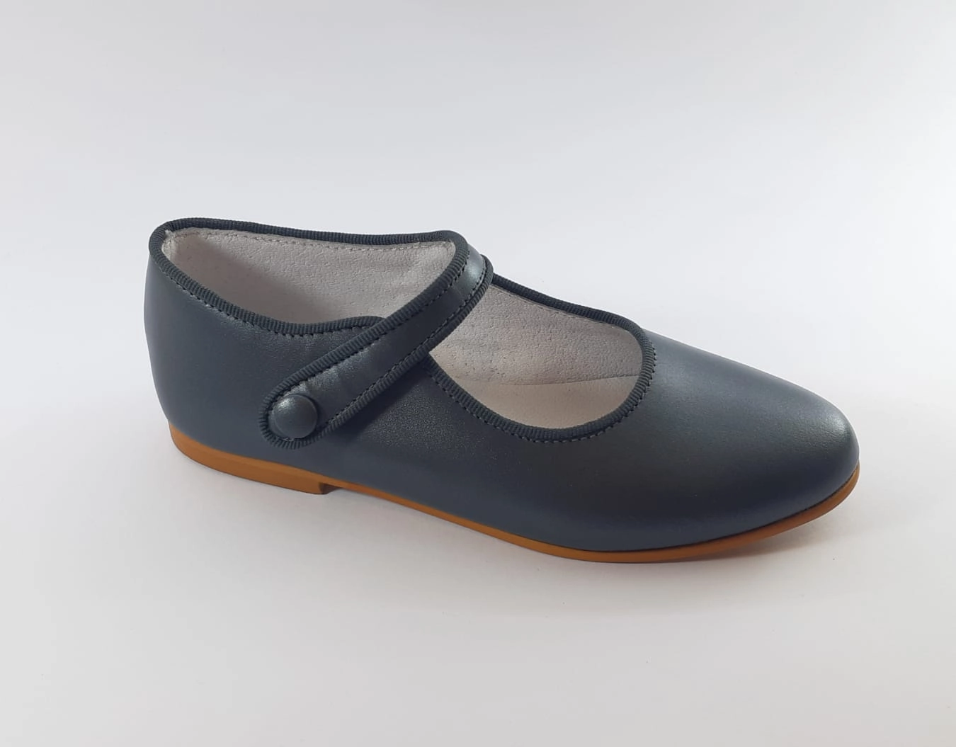 Shawn & Jeffery Girls Pewter Nacar Carbon Classic Mary Jane