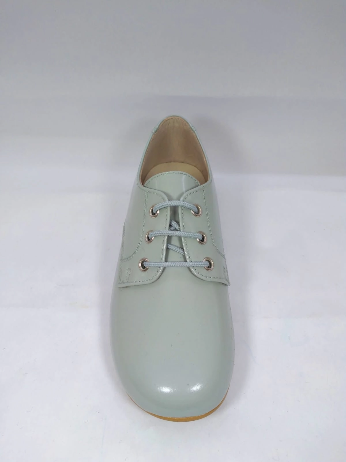 Shawn & Jeffery Grey Leather Oxford Dress Shoes