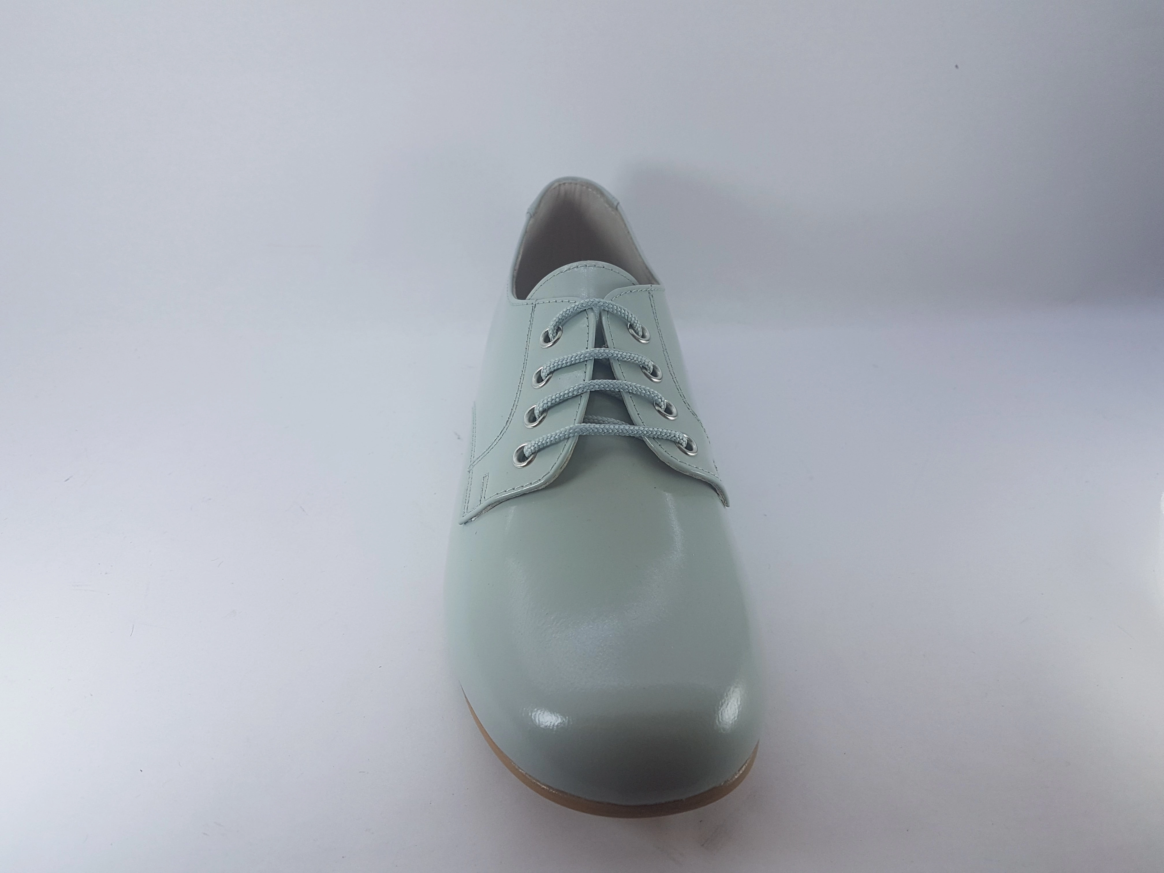Shawn & Jeffery Grey Leather Oxford Dress Shoes
