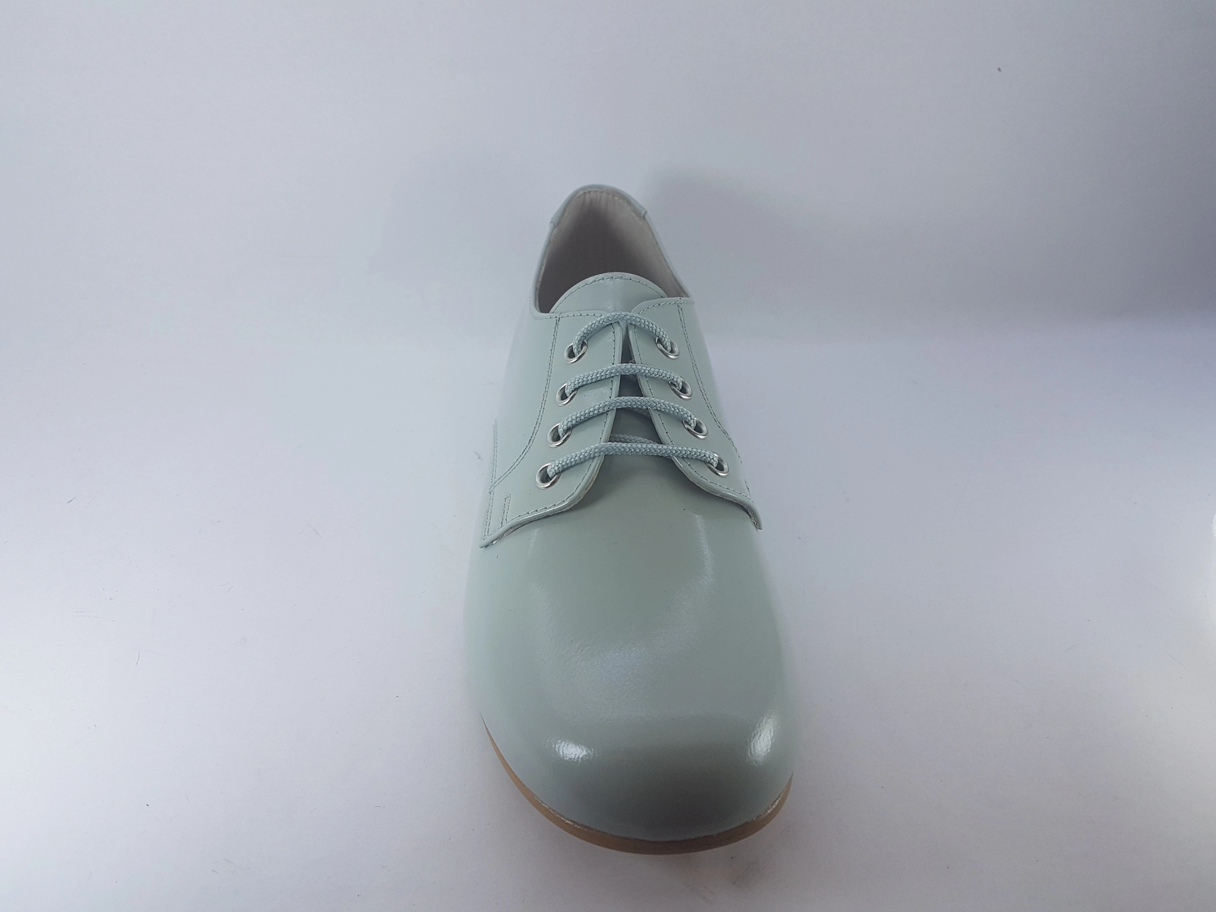 Shawn & Jeffery Grey Leather Oxford Dress Shoes