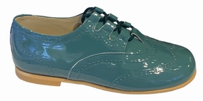 Shawn & Jeffery Jezabel Patent Leather Wingtip Design Oxford Shoe