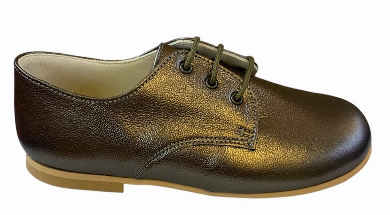 Shawn & Jeffery Laminado Ocre Leather Classic Oxford Dress Shoe