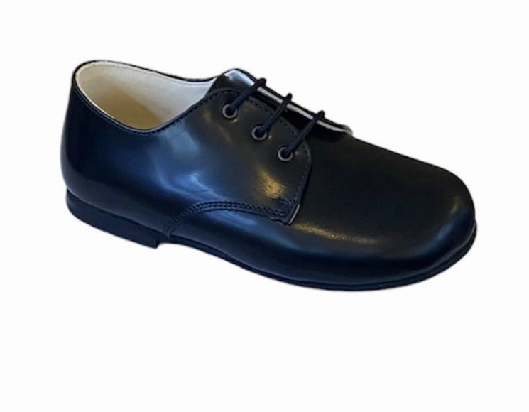 Shawn & Jeffery Mocasino Black Leather Classic Oxford Dress Shoe