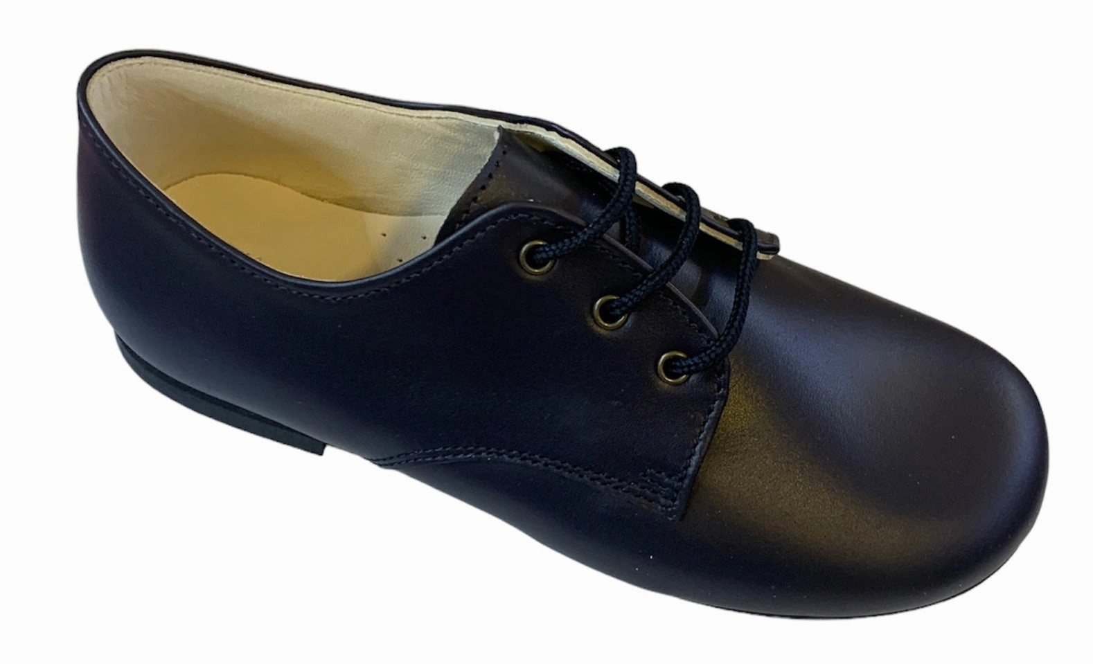 Shawn & Jeffery Navy Leather Classic Oxford Dress Shoe