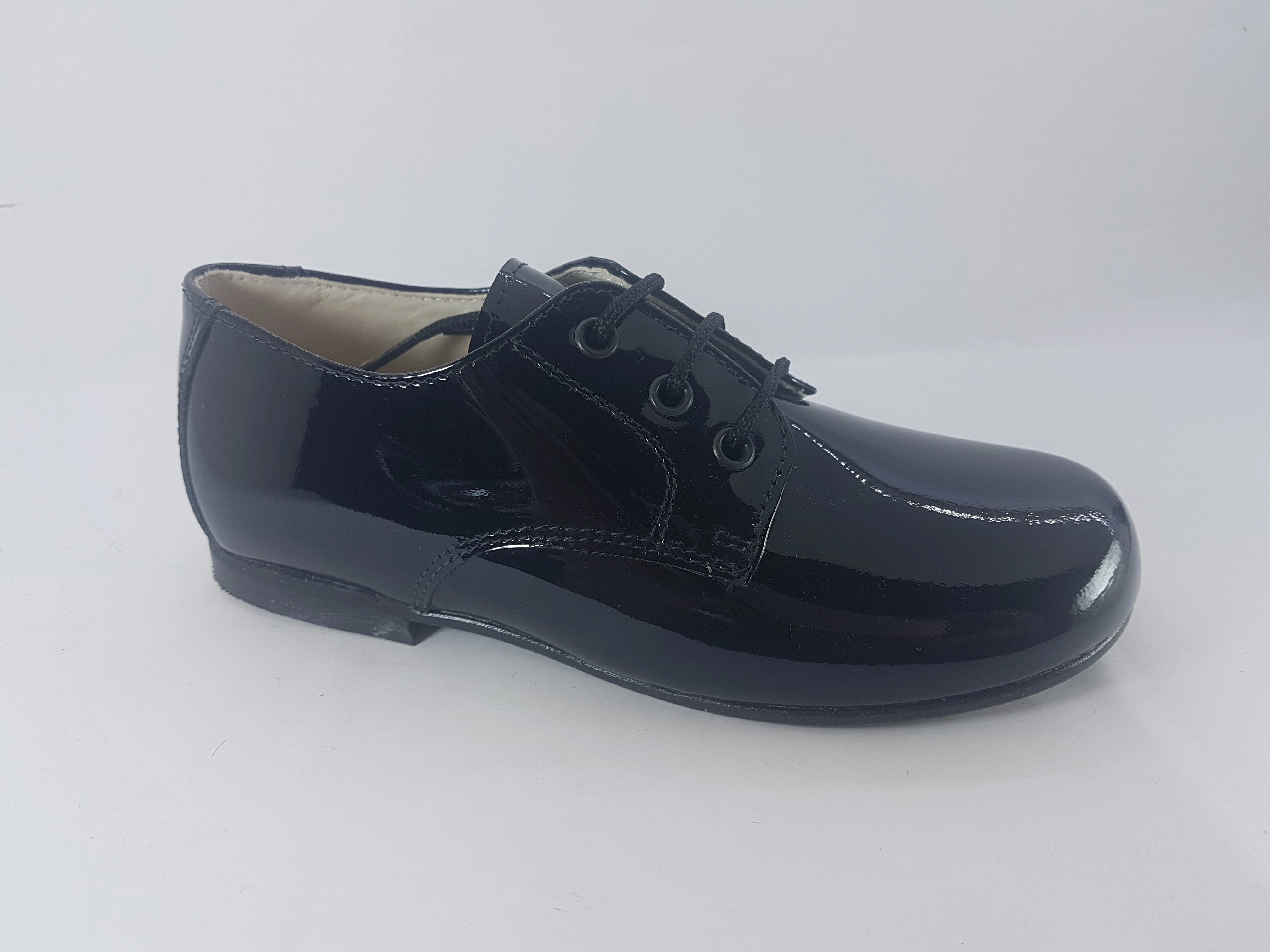 Shawn & Jeffery Navy Patent Leather Dress Shoe
