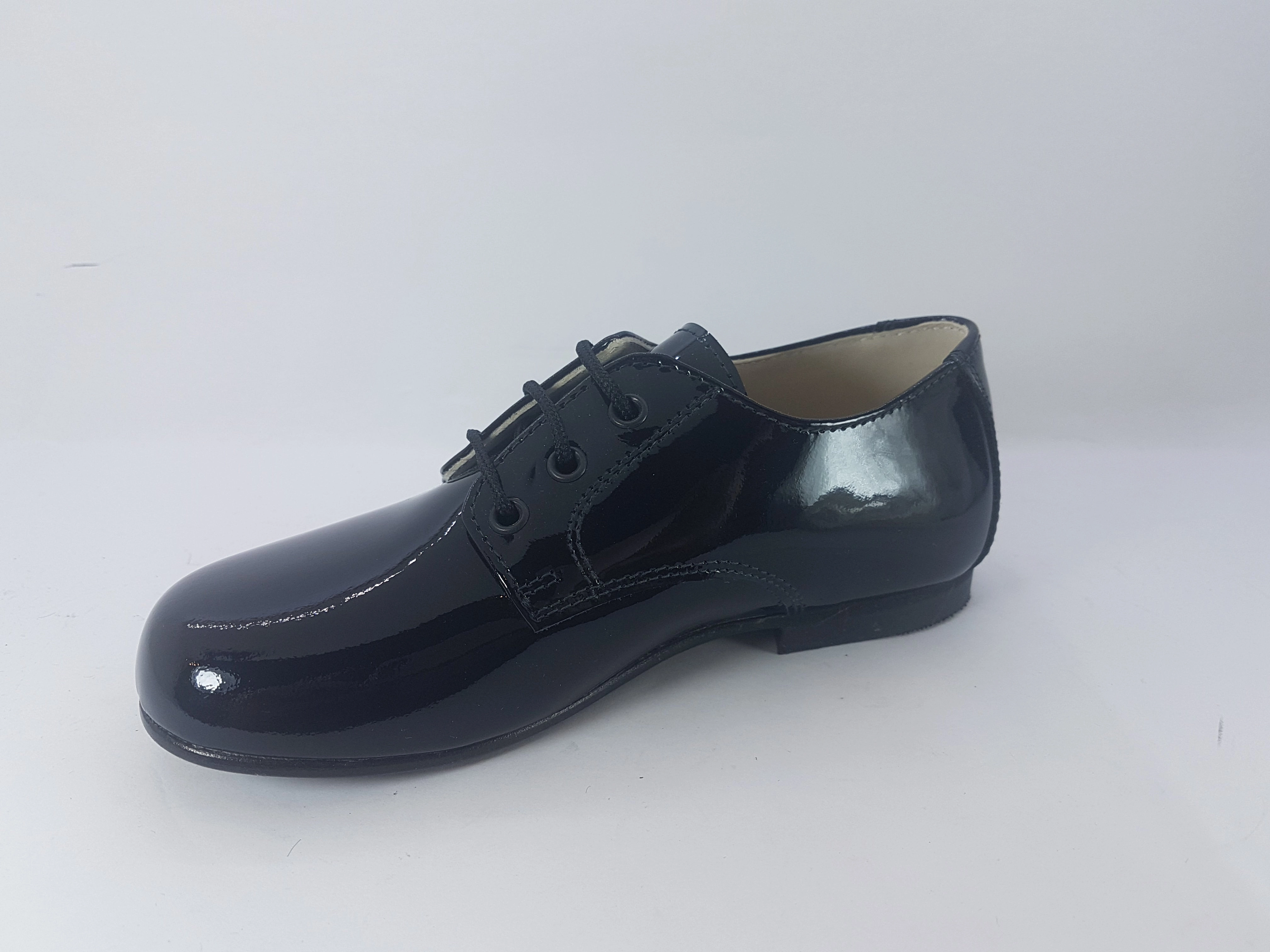 Shawn & Jeffery Navy Patent Leather Dress Shoe