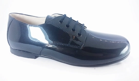 Shawn & Jeffery Navy Patent Leather Dress Shoe