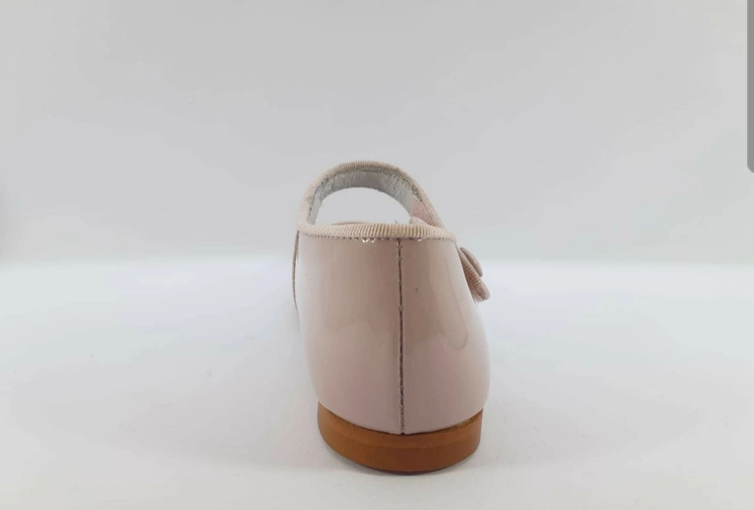 Shawn & Jeffery Pink Patent Leather Girls Button Mary Jane