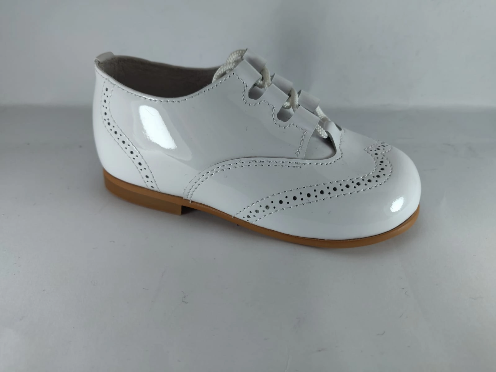 Shawn & Jeffery White Patent Dress Shoe