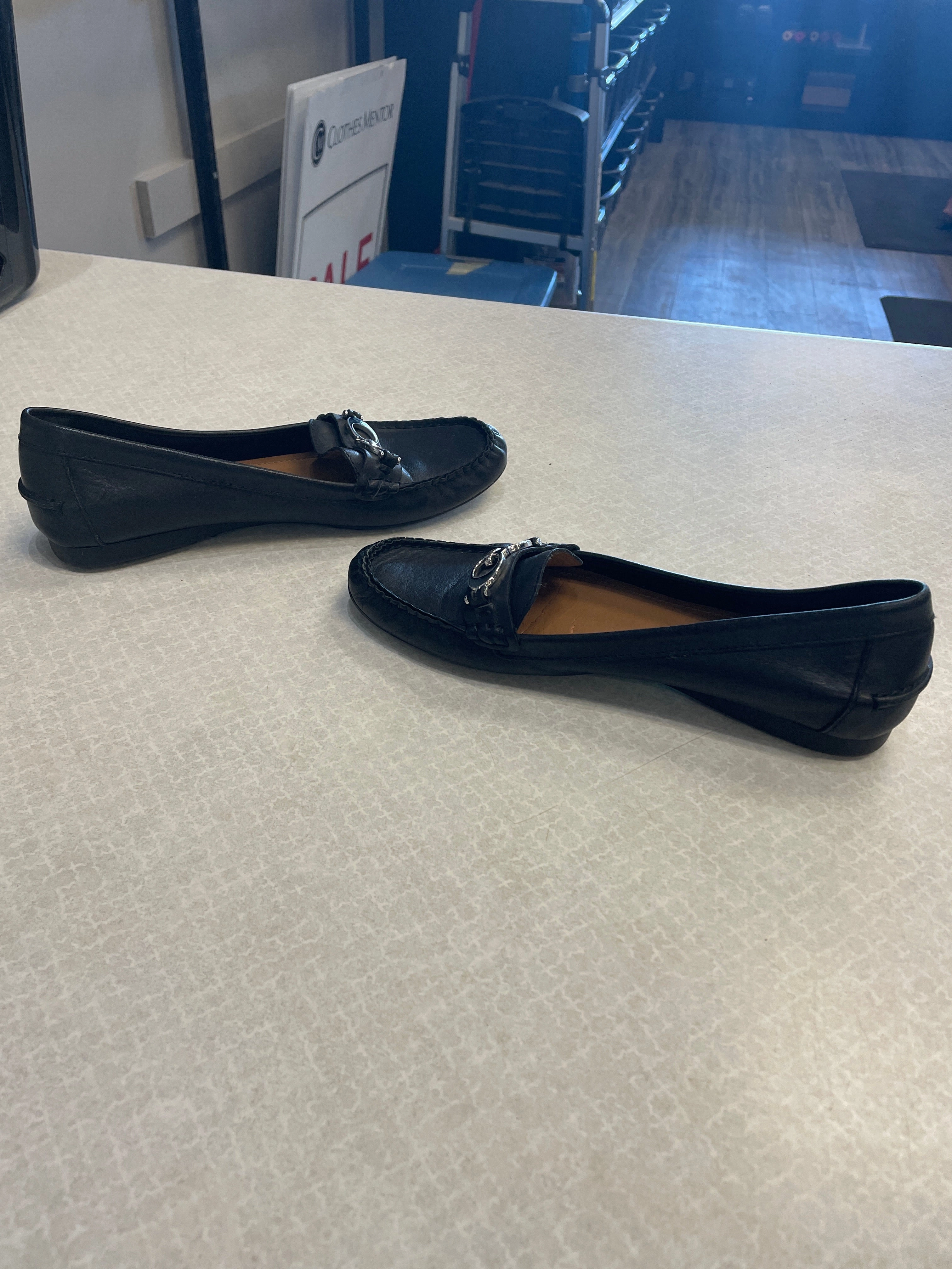 Shoes Flats By Coach In Black, Size: 7