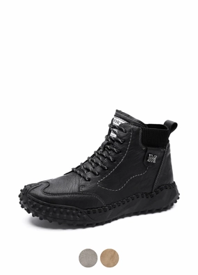 Silver Men's Winter Boots