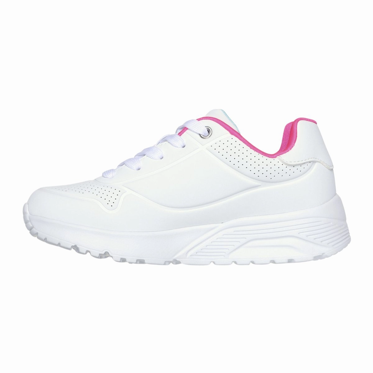 Skechers Girl's (Preschool) 310391LWMN Street Uno Lite - My Drip White/Multi