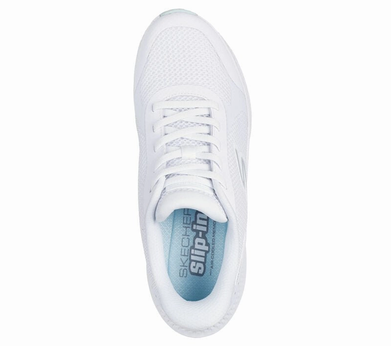 Skechers Women's Slip-ins GO RUN Consistent 2.0 Captiva - White/Light Blue