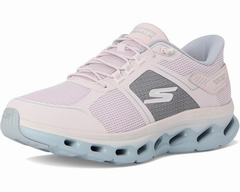 Skechers Women's Slip-Ins GO WALK Glide Step 2.0 Elektra - Light Pink