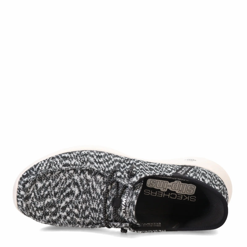 Skechers Women's Slip-Ins GO WALK Joy Halen - Black/White