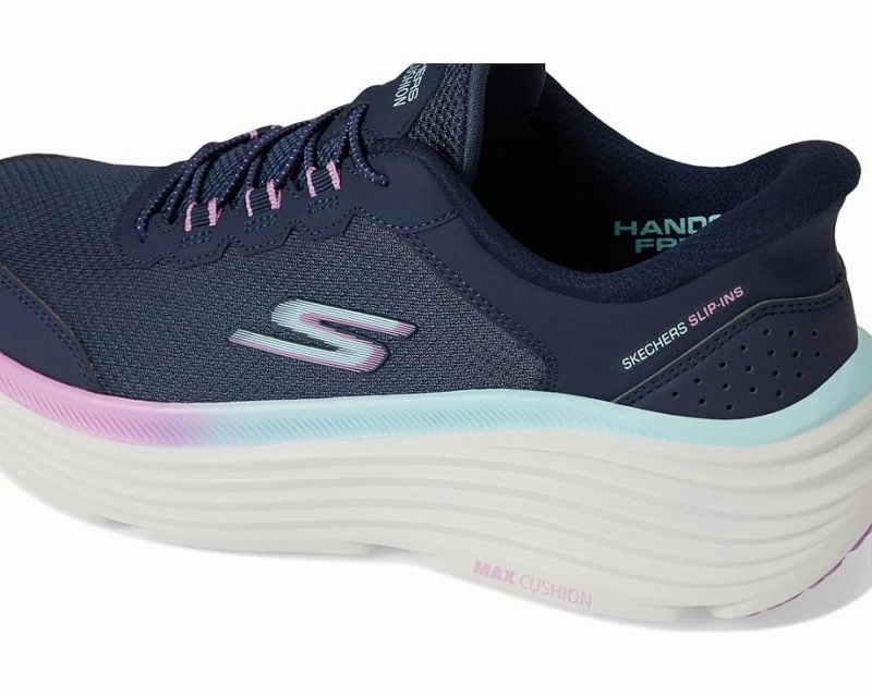 Skechers Women's Slip-ins Max Cushioning Endeavour Cardova - Navy/Purple