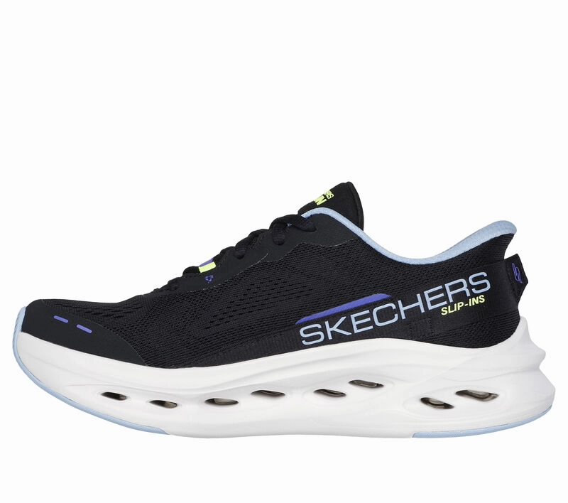 Skechers Women's Slip-ins Max Cushioning Glide-Step - Black/Blue