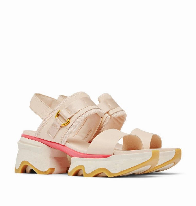 Sorel Women's Kinetic Impact Slingback Heel - Pearlescent/Coral Blossom