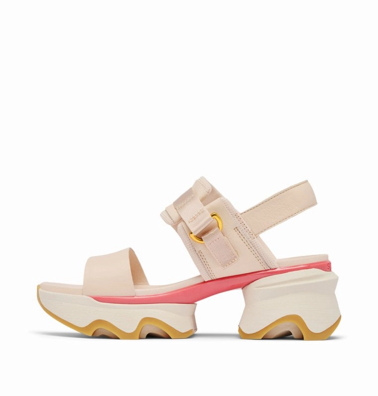 Sorel Women's Kinetic Impact Slingback Heel - Pearlescent/Coral Blossom