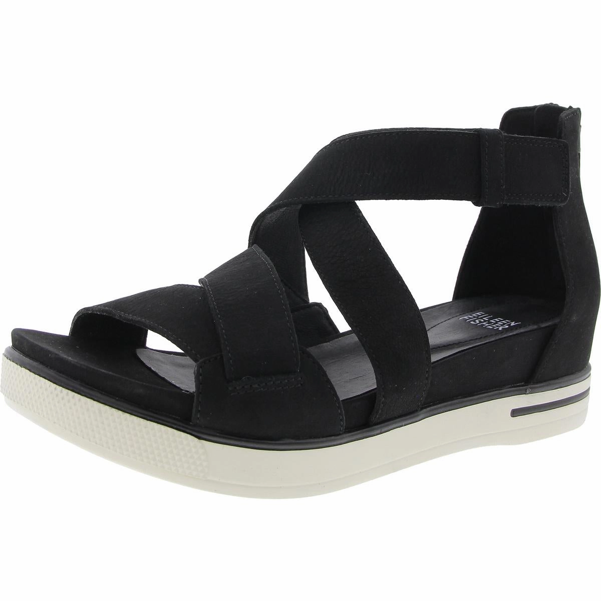 SPORT2N Womens Zipper Man Made Strappy Sandals