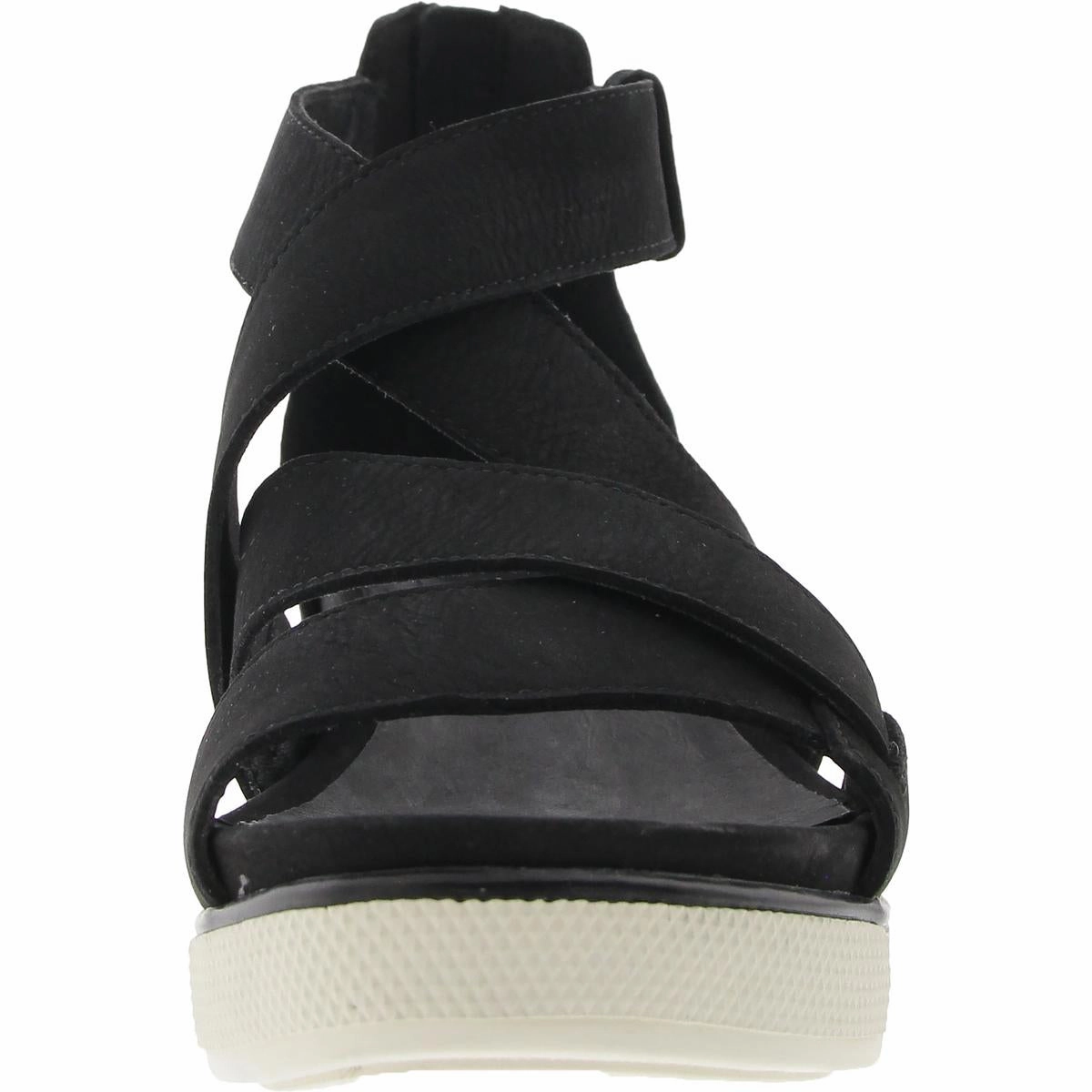 SPORT2N Womens Zipper Man Made Strappy Sandals