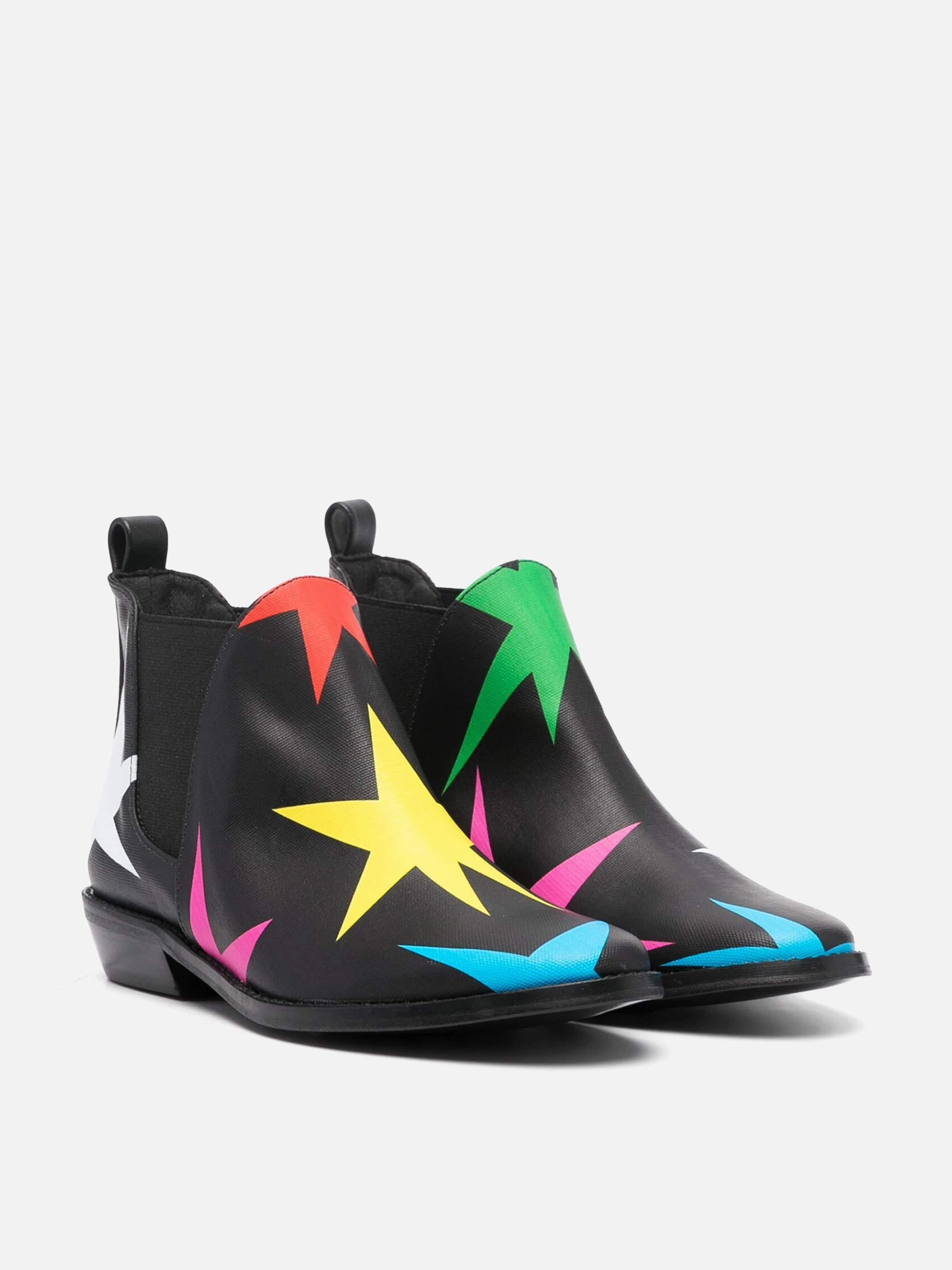 Stella McCartney Girls Star Ankle Boots in Black