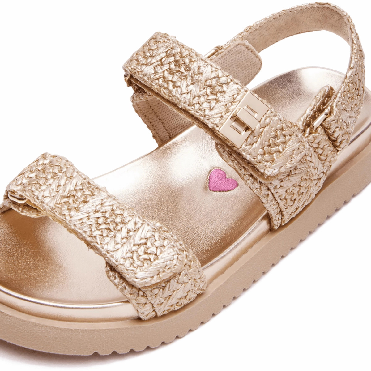 Steve Madden Girl's JMona Gold Multi